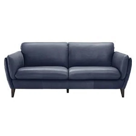 Contemporary Sofa with Tapered Arms